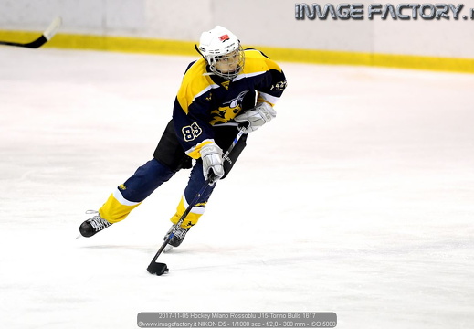 2017-11-05 Hockey Milano Rossoblu U15-Torino Bulls (8-5)